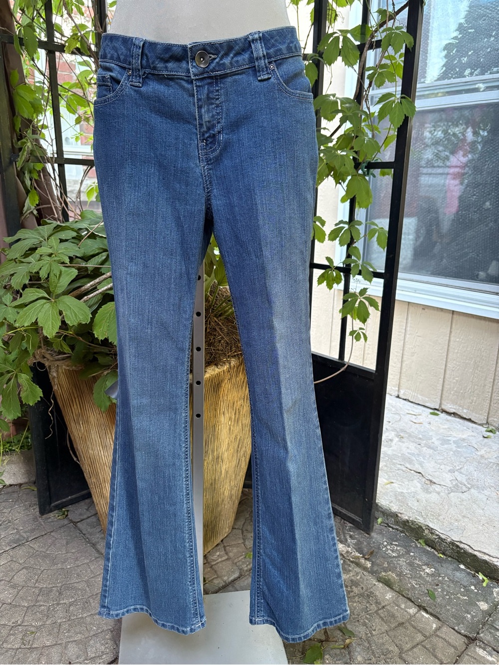 George Medium Blue Bootcut Flare Jeans